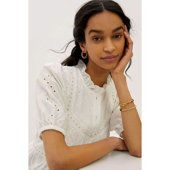 Anthropologie - Cymbeline Eyelet Maxi Dress by Forever that Girl - Picture 2 of 10